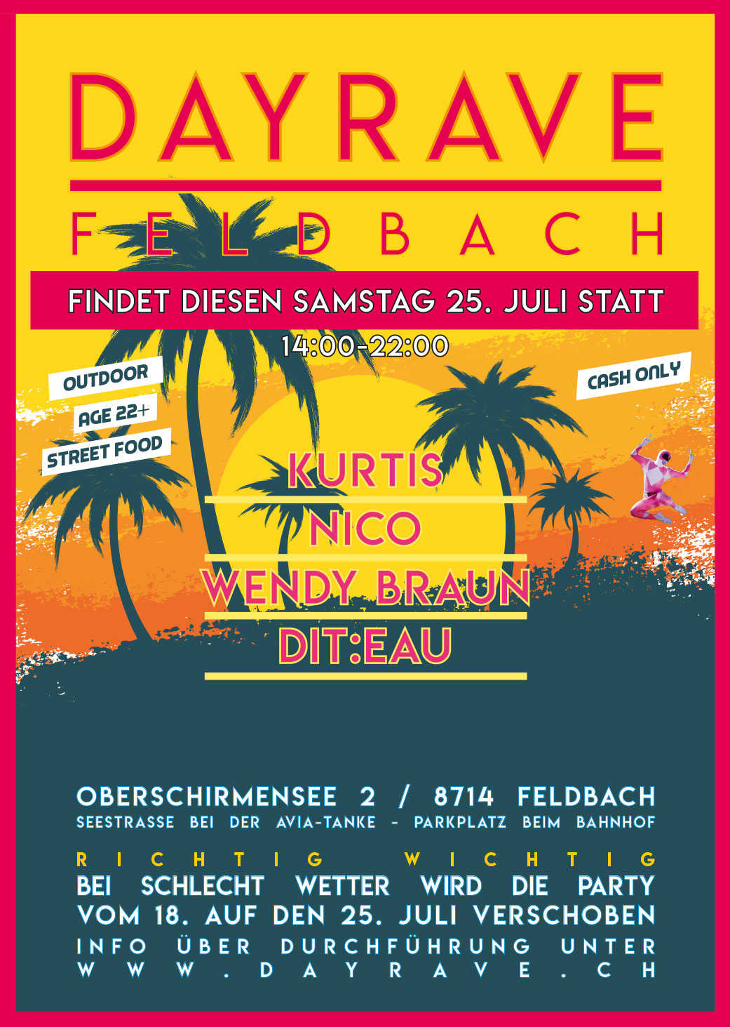 Dayrave Feldbach 2026 - Flyer Seite 1